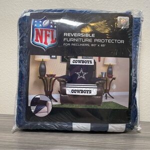 NFL Dallas Cowboys Reversible Recliner Protector 80x65 “ New Furniture